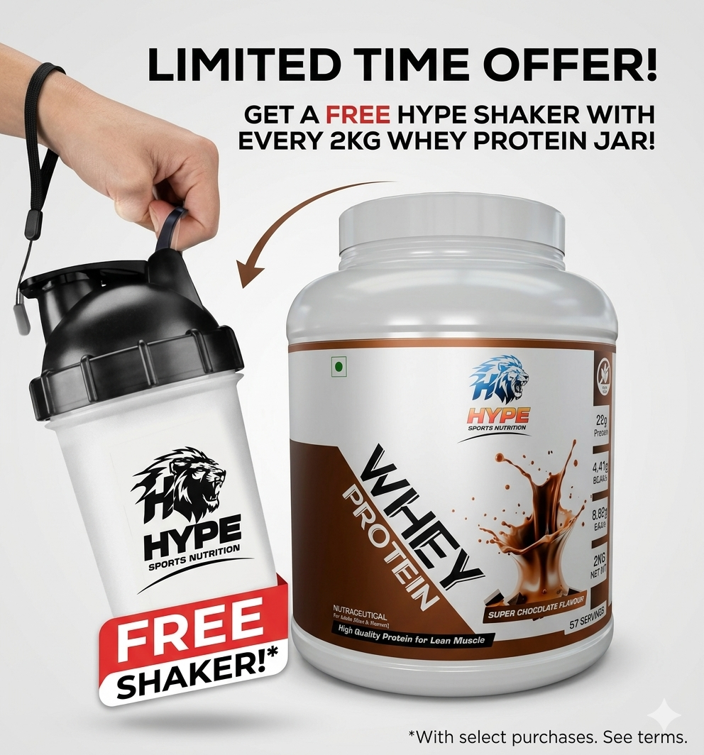 Whey Protein - Super Chocolate Flavour With Free Shaker (Shaker Colour Will Be Random)