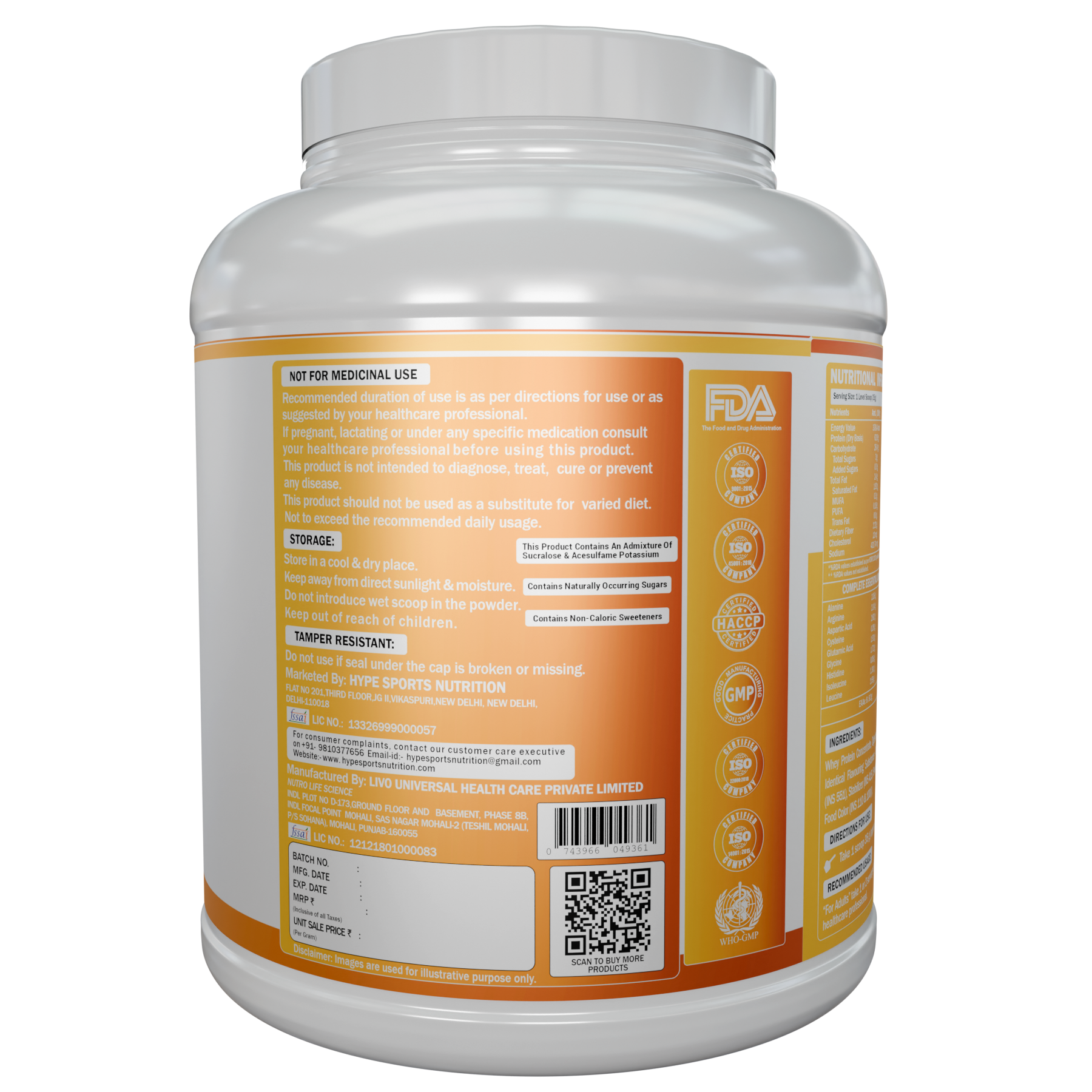 Whey Protein - Mango