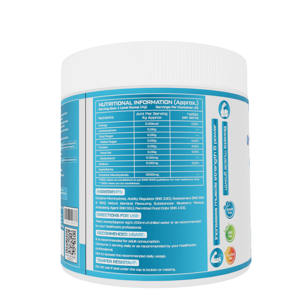 Creatine Monohydrate - Blueberry Flavor