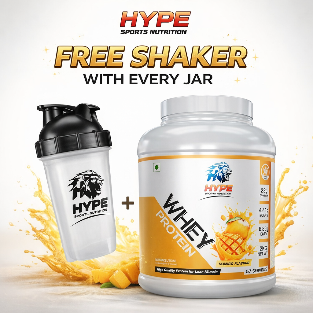 Whey Protein - Mango Flavour With Free Shaker (Shaker Colour Will Be Random)