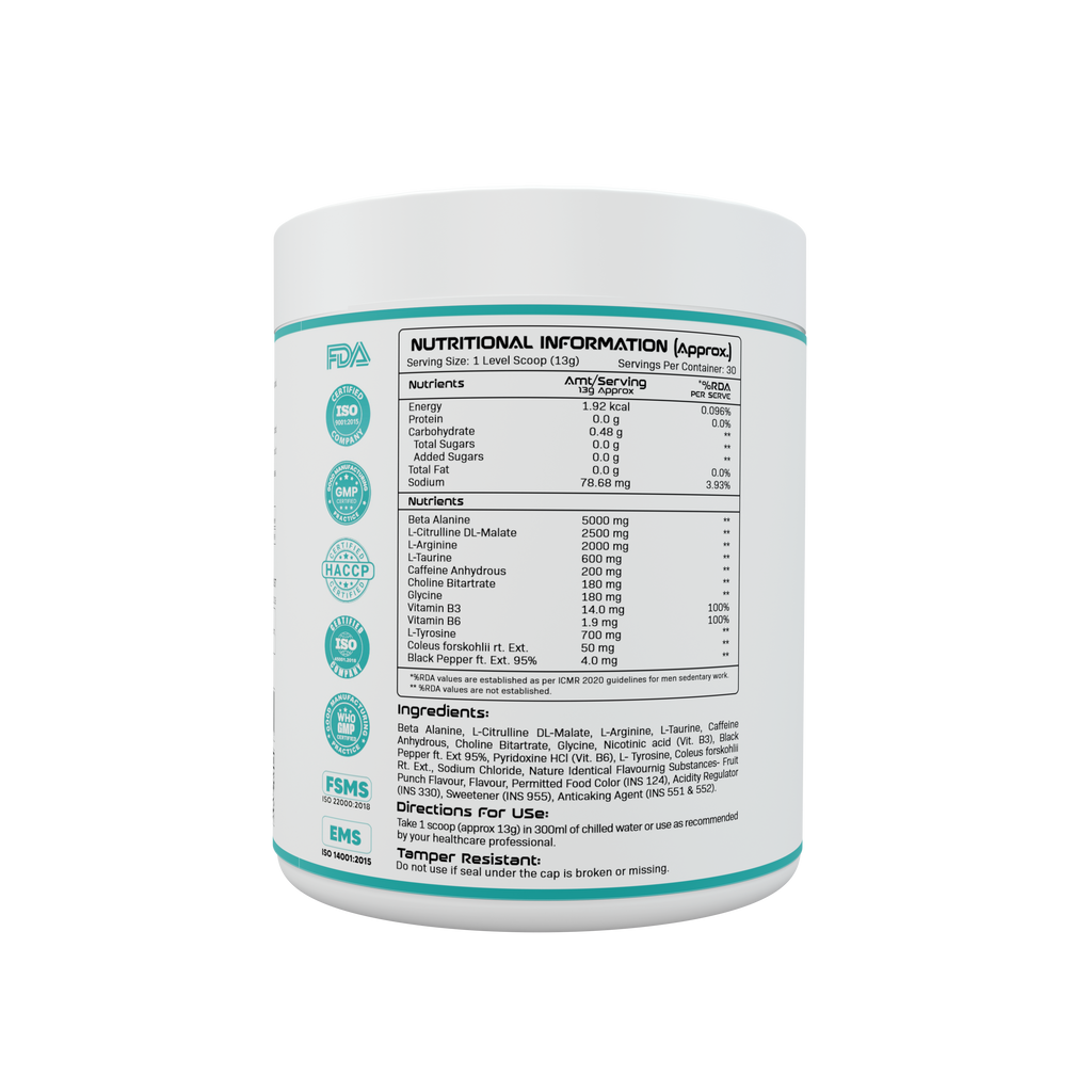 Roarian Pre-Workout - Fruit Punch