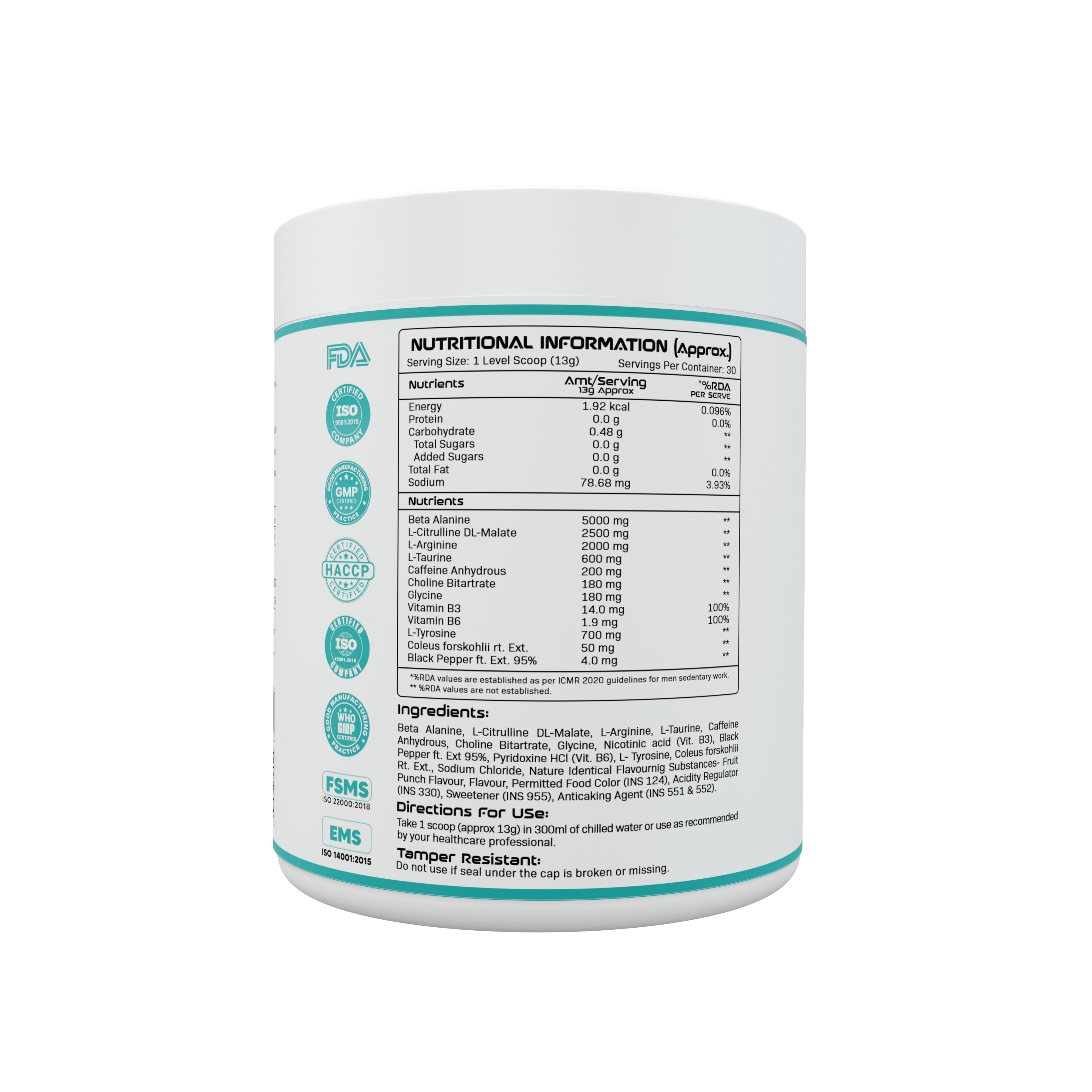 Roarian Pre-Workout - Fruit Punch