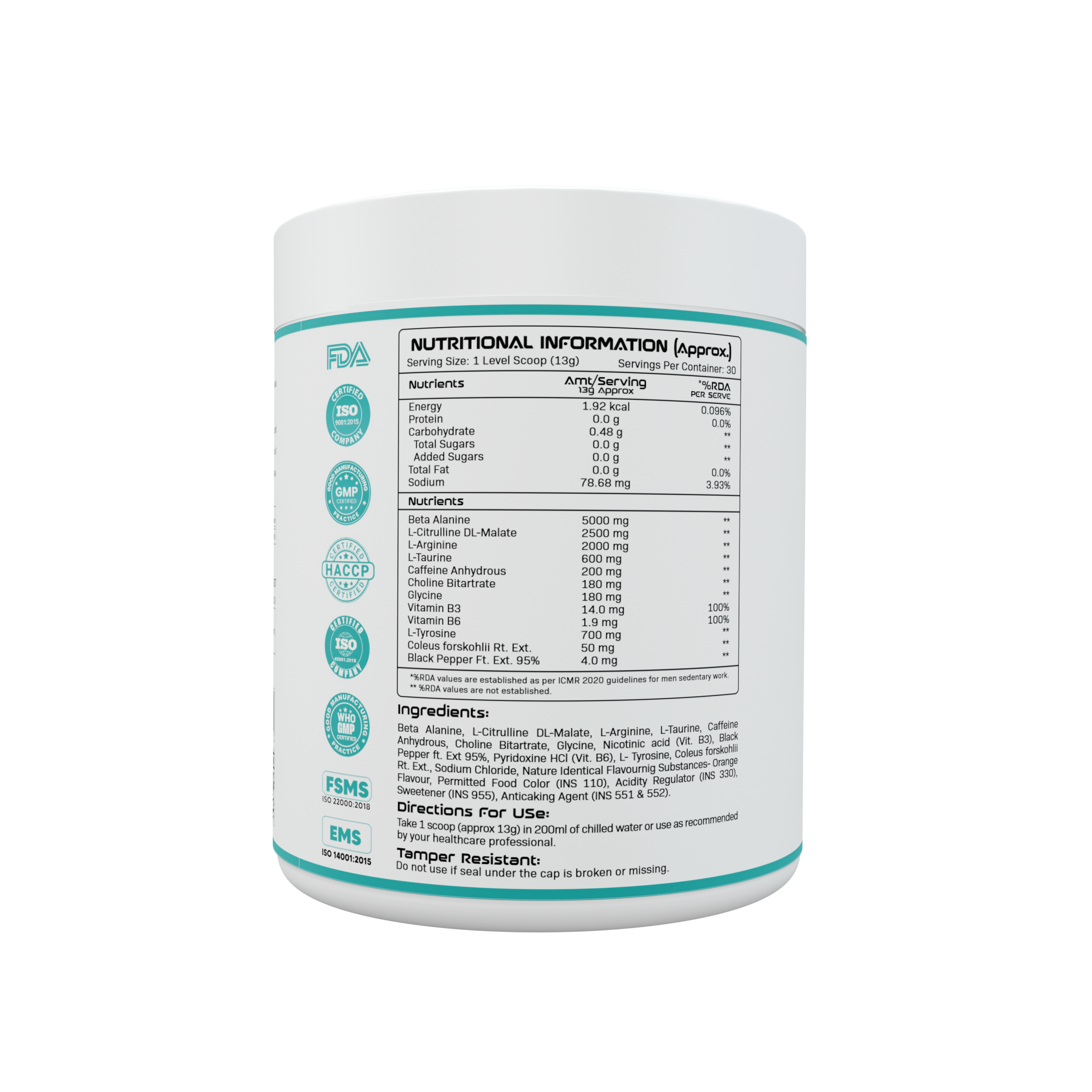 Roarian Pre-Workout - Orange